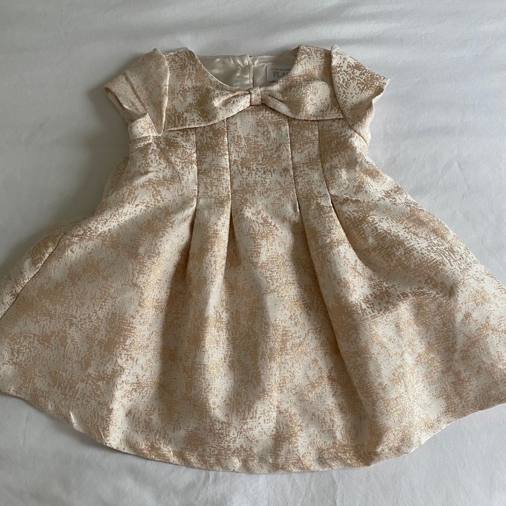 Baby Girl Gold party dress